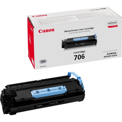 CANON 706 toner cartridge black standard capacity 5.000 pages 1-pack