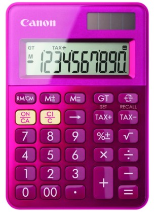 CANON LS-100K Calculator pink