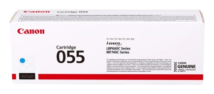 ORIGINALE Canon toner ciano 055 c 3015C002 2100 pagine