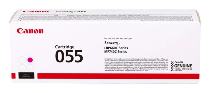 ORIGINALE Canon toner magenta 055 m 3014C002 2100 pagine