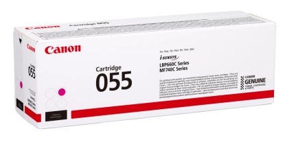 ORIGINALE Canon toner magenta 055 m 3014C002 2100 pagine