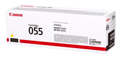 ORIGINALE Canon toner giallo 055 y 3013C002 2100 pagine
