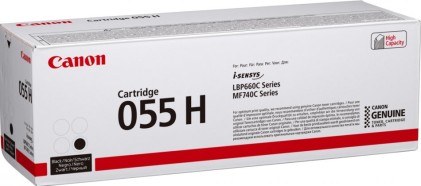 ORIGINALE Canon toner nero 055hbk 3020C004 7600 pagine