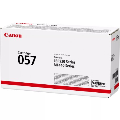 ORIGINALE Canon toner nero 057 3009C002 3100 pagine