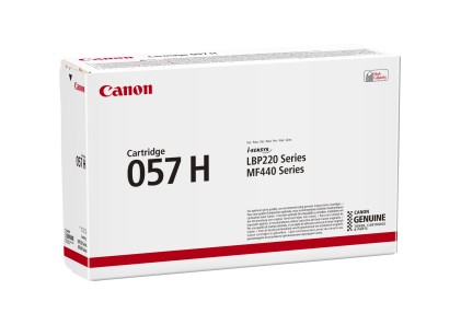 ORIGINALE Canon toner nero 057h 3010C002 10000 pagine