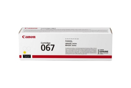 ORIGINALE Canon toner giallo 067 y 5099C002 1250 pagine