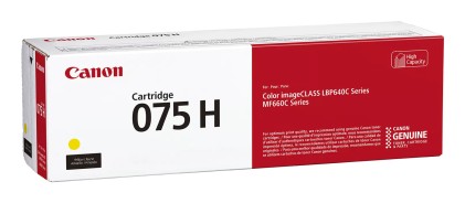 ORIGINALE Canon toner giallo 075 hy 6366C002 2500 pagine