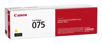 ORIGINALE Canon toner giallo 075 y 6362C002 1300 pagine