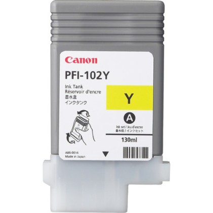Canon PFI102 cartuccia originale giallo - 0898B001