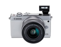 Fotocamera Digitale Canon EOS M100 Kit bian. + EF-M 15-45