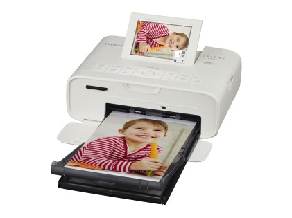 CANON SELPHY CP1300 white Photo printer Display 8.1cm 3.2inch Wi-Fi Printing Airprint Memory Card Slots USB