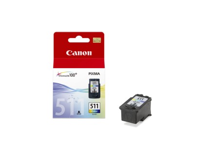 CANON CL-511 ink cartridge colour standard capacity 1-pack blister without alarm