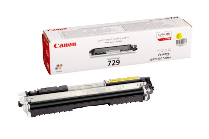 Canon 729 Y cartuccia toner 1 pz Originale Giallo