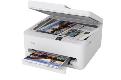Canon Multifunzione Ink A4 Colore, Pixma Ts7550I, 14Ppm, Fronte / Retro, Adf, Usb/Wifi, 3 In 1, Bian