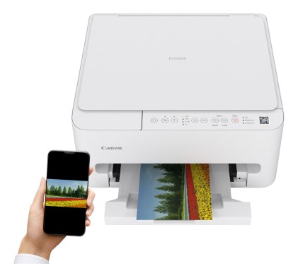Canon Multifunzione Ink A4 Colore, Pixma Ts4150I, 14Ppm, Fronte / Retro, Usb/Wifi, 3 In 1, Bianca