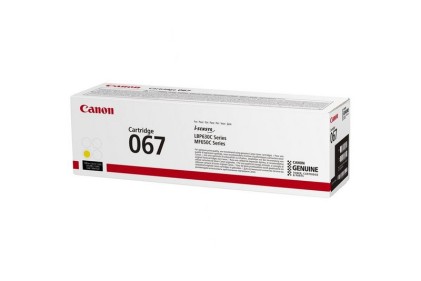Canon 067 cartuccia toner 1 pz Originale Giallo