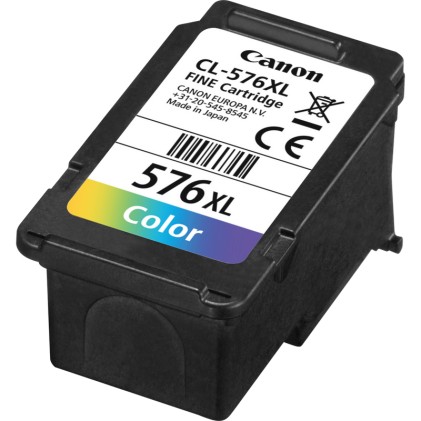 Ink Canon Cl576Xl Cmy 12,6Ml 300Pg Pixma Tr4750I/4751I Ts3550I/3551I