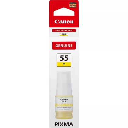 Bottiglia d'inchiostro originale gialla Canon GI55 - GI55Y/6291C001