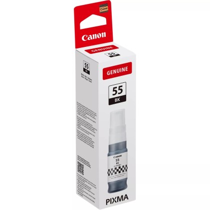 Bottiglia d'inchiostro originale nera Canon GI55 - GI55BK/6292C001