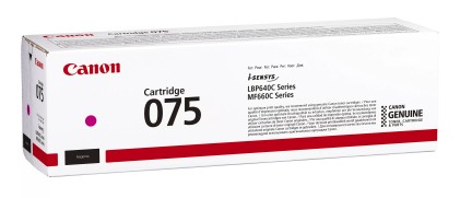 Canon 075 cartuccia toner 1 pz Originale Magenta