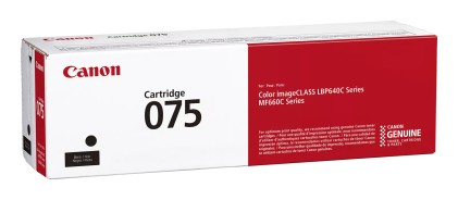 Canon 075 cartuccia toner 1 pz Originale Nero