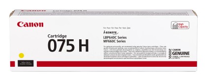 Canon 075 H cartuccia toner 1 pz Originale Giallo