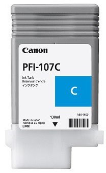 Canon PFI107 cartuccia originale ciano - PFI107C/6706B001