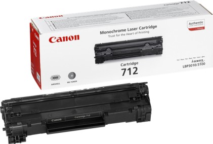 ORIGINALE Canon toner nero 712 1870B002 1500 pagine