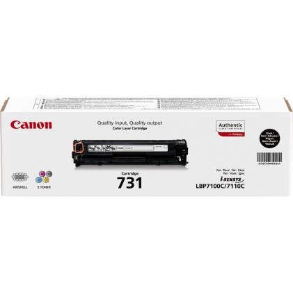 ORIGINALE Canon toner nero 731 BK 6272B002 1400 pagine