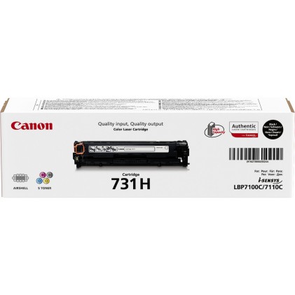 ORIGINALE Canon toner nero 731 HBK 6273B002 2400 pagine alta capacitа