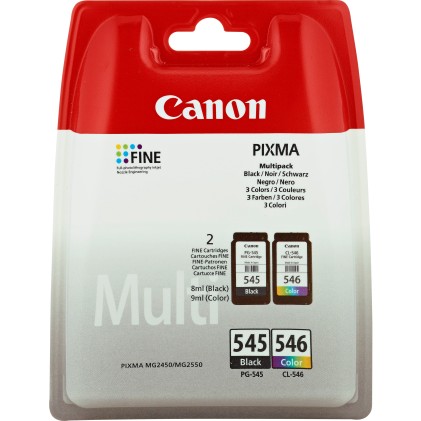 Canon PG545 nero + CL546 Color cartucce originali - 8287B005