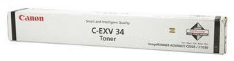 ORIGINALE Canon toner nero C-EXV34BK 3782B002 23000 pagine