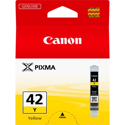 ORIGINALE Canon Cartuccia d&#39;inchiostro giallo CLI-42y 6387B001 284 pagine 13ml