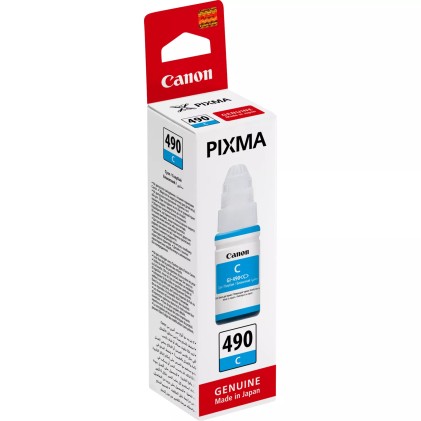ORIGINALE Canon Cartuccia d&#39;inchiostro ciano GI-490c 0664C001 7000 pagine 70ml