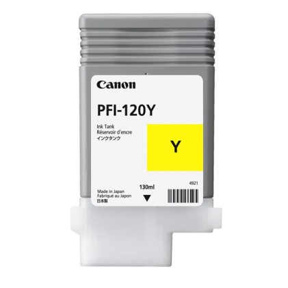 ORIGINALE Canon Cartuccia d&#39;inchiostro giallo PFI-120y 2888C001 130ml