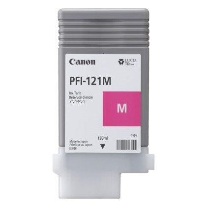 ORIGINALE Canon Cartuccia d'inchiostro magenta PFI-121m 6267C001 130ml