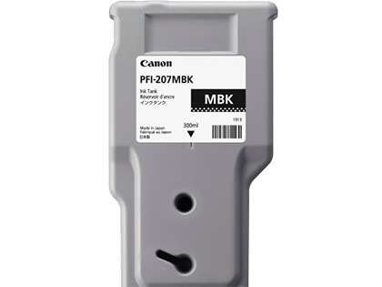 ORIGINALE Canon Cartuccia d&#39;inchiostro Nero (opaco) PFI-207mbk 8788B001 300ml