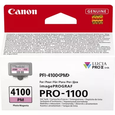 ORIGINALE Canon Cartuccia d'inchiostro magentafoto PFI-4100pm 6782C001 80ml