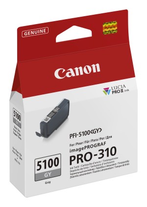 ORIGINALE Canon Cartuccia d'inchiostro Grigio PFI-5100gy 6959C001 14ml