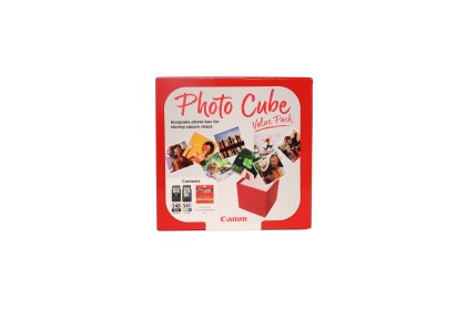 ORIGINALE Canon Value Pack nero / differenti colori PG-540+CL-541 Photo Cube + 13x13 cm Photo Paper Plus Glossy II 40 fogli 580 pagine
