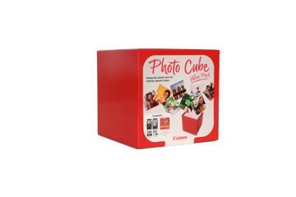 ORIGINALE Canon Value Pack nero / differenti colori PG-540+CL-541 Photo Cube + 13x13 cm Photo Paper Plus Glossy II 40 fogli 580 pagine