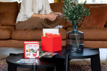 ORIGINALE Canon Value Pack nero / differenti colori PG-540+CL-541 Photo Cube + 13x13 cm Photo Paper Plus Glossy II 40 fogli 580 pagine