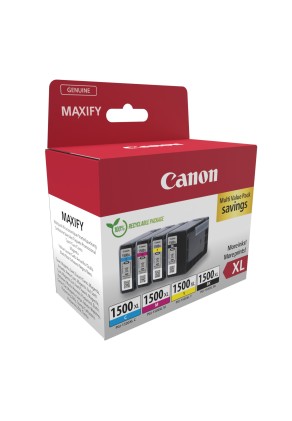 ORIGINALE Canon Multipack nero / ciano / magenta / giallo PGI-1500 XL 9182B010 3935 pagine