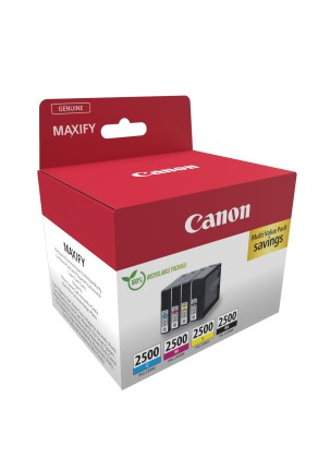 ORIGINALE Canon Multipack nero / ciano / magenta / giallo PGI-2500 9290B006 3100 pagine