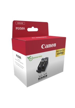 ORIGINALE Canon Multipack nero PGI-525 PGKB Twin 4529B017
