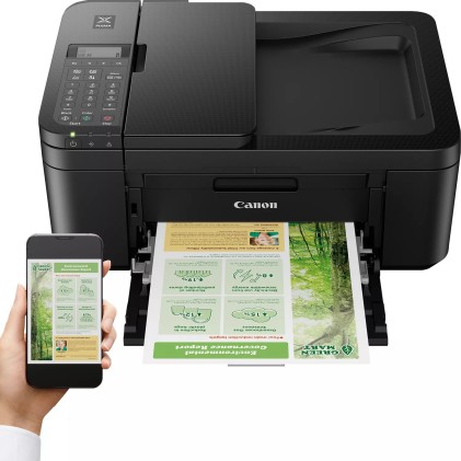 ORIGINALE Canon stampante nero PIXMA TR4750i 5074C006 4 in 1, A4, 4800 x 1200 dpi, 8.8/4.4 ipm, Auto Duplex, USB, Wi-Fi, LCD