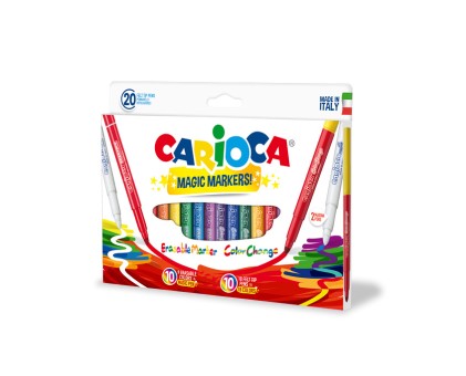Carioca Magic Markers marcatore Extra grassetto Multicolore 20 pz