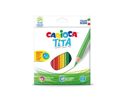 Carioca Tita 24 pastelli colorati