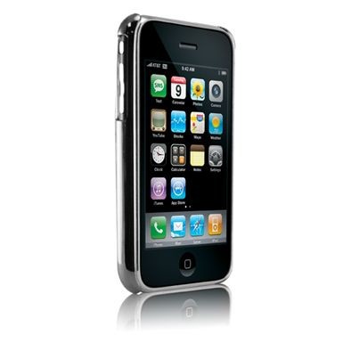 Barely There Custodia Metallic Silver per iPhone 3G/3GS