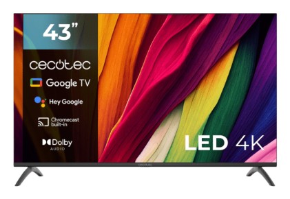Cecotec ALU40043 109,2 cm (43") 4K Ultra HD Smart TV Nero